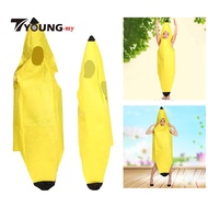 [ Banana Costume Fruit Jumpsuit Fruit Cosplay Costume Suit Reusable Costume Fancy