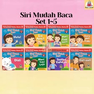 [SB] Siri Mudah Baca Set 1-5  / Bahan Bacaan Berdasarkan Suku Kata / Bacaan Tadika