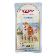 Sarr - 北歐天然魚油肉泥條 - 鱈魚+青口+鯊魚軟骨素 (關節保護) 貓犬適合 (15gX5) 024644