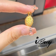 IBUY 999 Gold Mini Durian Pendant 0.10G (1pc) 24K (999) 足金999迷你榴莲吊坠