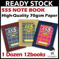 1 Dozen 12books 555 NOTEBOOK | BUKU NOTA 555 | Captain 555 Note Book 70g POCKET NOTE BOOK | BUKU TIG