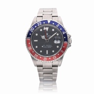 Rolex GMT-Master II 'Pepsi' Reference 16710, a stainless steel automatic dual time zone wristwatch w