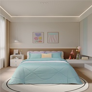 JUBILY ชุดผ้าปูที่นอน 5 ฟุต QUEEN (Set 3 ชิ้น) - AIRY COLLECTION 460 Series PANSY VIOLET One