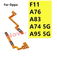 For Oppo A95 5G F11 A74 A76 A83 Power On Off Volume Switch Button Flex Mobile Phone Part