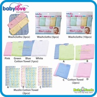 Babylove Cotton Washclot/Cotton Towel/Muslin Cotton Towel