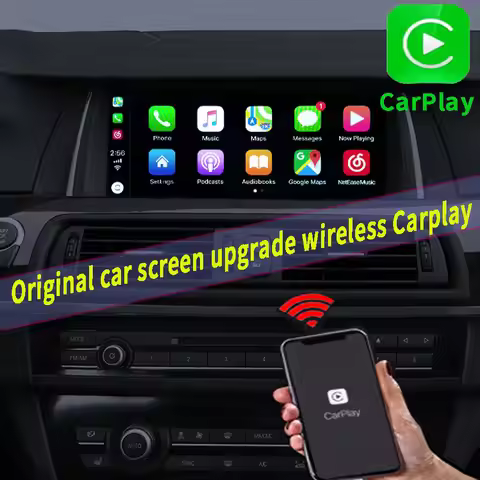 Dongle Apple Carplay Sem Fio Mirrorlink/Ios 14 CarPlayes Android Auto For BMW E71 E84 F01 F02 F10 F1
