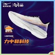 kasut jogging sports shoes Hongxing Erke kasut lelaki yang lembut hentakan kasut lari kilat menyelubungi kasut lari pecut kasut kasual