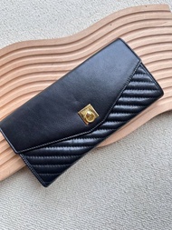 Vintage Celine馬蹄扣環長錢包長夾