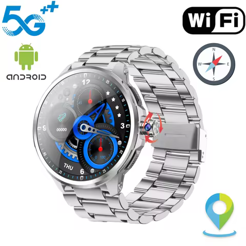 Original H99 Smart Watch Android Watches Amoled Smartwatch With 190° Rotary Camera Google Play Store