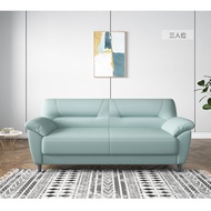 Leather Sofa Set Modern Nordic Home Office Sofa Set 1-3 Seater Home Living Room PU Leather Sponge So