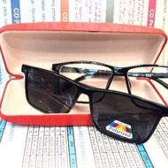 Kacamata minus free clip on polarized kacamata pria lesa minus lensa polarized lensa radiasikomputer