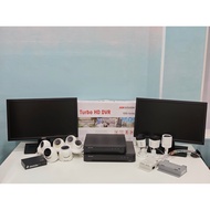 Hikvision 7200 Series Full Set 9 CCTV Include 2 Monitor （USED）