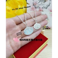 925 Sterling silver Tiande Yuede pendant Necklace * pendant silver 925