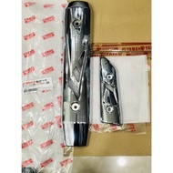 Genuine YAMAHA Sirius 2007-2016 exhaust. 5b9e rear cover471800.front cover 5b9e472800.4bd14766.8 g2.
