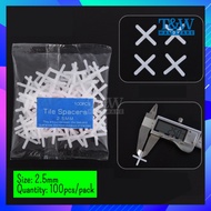 2.0mm 2.5mm 3mm Tile Spacer Marble Spacer Mosaic Spacer Mosaic Tile Cross Tile Spacer [T&W Hardware]