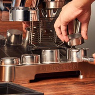 不銹鋼單層過濾網無壓51mm單人份咖啡機雙份粉碗 54mm咖啡過濾器