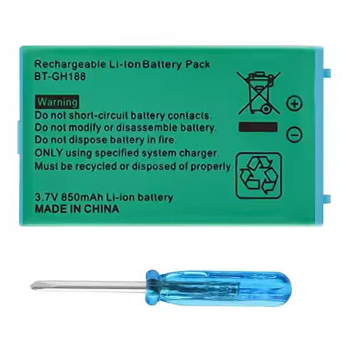 3.7V 850mAh Lithium Battery for Nintendo GBASP GameBoy Advance GBA SP Replacement Rechargeable Batte