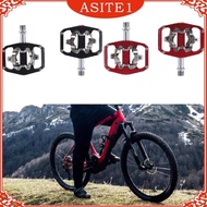 [ Mountain Bike Pedals Nonslip Flat Pedals for Road Mountain Bike