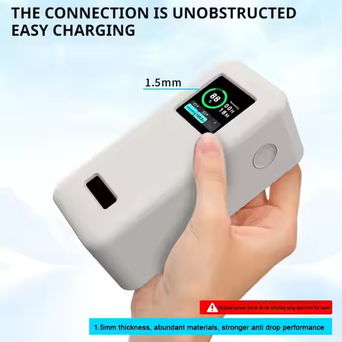 Silicone For Anker Prime 200w 20000mah Power Bank 360-degree Full Protect Shockproof Cover D5h2