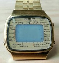 1984年精工SEIKO A708-5000世界計時器 故障品