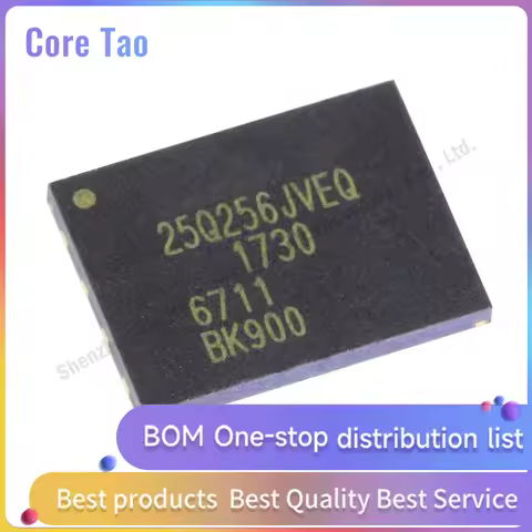 1~5pcs/lot W25Q256JVEIQ 25Q256JVEQ W25Q256 WSON-8 256Mbit Memory chip