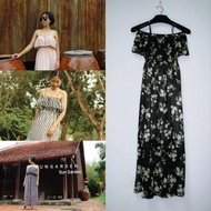 HD03/ Đầm maxi hai dây hoa cúc nhụy vàng ngọt ngào dễ thương