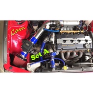 Upgrade Throttle Body 70mm Wra Satria 1.6/1.8 4g91/4g92/4g93/ Full Set Air Filter With Long Piping