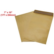 Envelope Brown Manila 7" x 10" (177 x 254mm) B5 Envelope Peel & Seal (Sampul Surat)