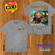 SULTAN KAOS DEWASA DAN ANAK MOBILE LEGEND HARITH SAVANNAH CAT BAJU ML HARITH MAGE TSHIRT MLBB BISA R