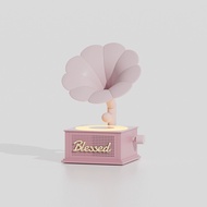 Vintage Vinyl Turntable Sound Phonograph Wireless Bluetooth Speaker Bedroom Living Room Ornaments Wh