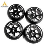 Hawinde ชุดยางขอบชิ้นล้อ4 25มม. สำหรับงานอดิเรก K969 K989 P929 1/28รถแข่ง RC