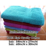 Tuala Mandi Dewasa Bersulam ~ Hadiah Hari Lahir / Hari Guru / Kenduri / Doorgift / Agen Jualan &amp; DLL