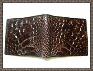 **精選泰國珍珠魚 / 鱷魚皮件精品店**鱷魚皮夾 / 短夾系列(159-3)**大淡水鱷腹皮 / 不滿意包退**