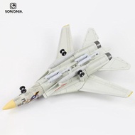 [SONONIA] F14 Fighter Aircraft Assembly Building Blocks Children's Toy Desktop Ornament Versatile Hi