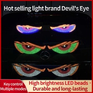 Car Dynamic Demon Eye LED Warning Light Car Truck Eye Light Dynamic Display Screen Light Truck