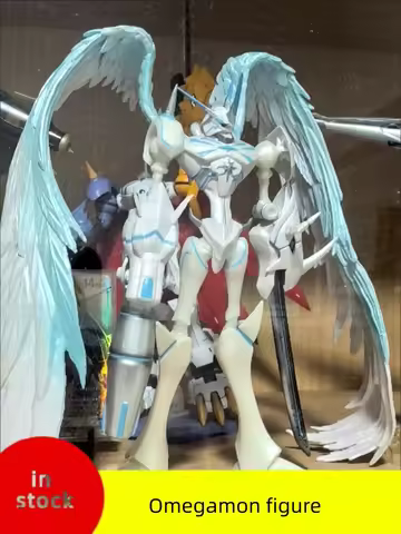 Digimon Adventure Alter-B Omegamon & Omnimon Action Figures Set Digital Monster Models For Room Deco