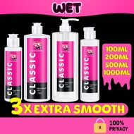 [ EXTRA SMOOTH ] WET CLASSIC Lube Adult Personal Water Based Lubricant Gel Massage Lube Oil Dotted C