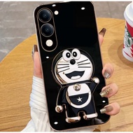 Softcase VIVO Y04 Y04s Free Doraemon Phone Holder