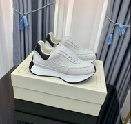 Alexander McQueen 亞歷山大麥昆 皮革 舒適百搭 低幫生活鞋 男女款 白色