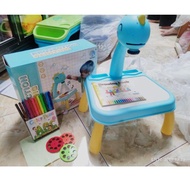 Hoko Children's Study Table / Children's Drawing Table Projector / Educational Toys / Latest 6PY Projector Painting Table