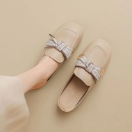 YYY Dragonfly Golden Classicfrench styleBaotou Half Slippers Flat Sole 2026 Outer Wear Soft Sole Pre