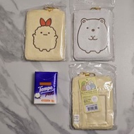 角落生物 炸蝦尾 白熊 毛毛質地 證件套 卡套 Sumikko Gurashi