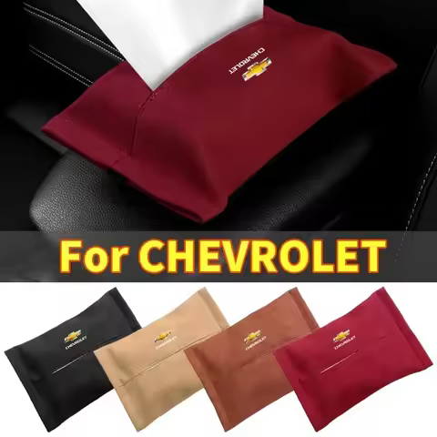 Car Tissue Box Holder Sun Visor Storage Bag For Chevrolet Colorado Silverado Trailblazer Bolt Cruze