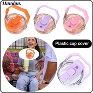 MUNDAN Bottle Lid, Replacement Multicolor Cup Lid, Portable Transparent Splash Spill Proof Water Bot