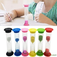 30s/1min/2min/Hourglass Sand Timer Sand Clock Desktop Ornament Colored Plastic Small Hourglass Child