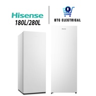 Hisense 180L/280L Upright Freezer FV188N4AWN/FV280N4AWNP