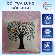 Backrest Pillow, sofa Pillow, Square Pillow, 45x45 (with filling)