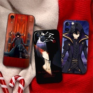 Soft black phone case for iPhone 11 12 13 14 15 16 Pro Max Plus 24HK cid kagenou case