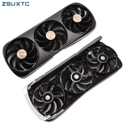 NEW RTX4080 RTX4090 Video Card Fan For ZOTAC GeForce RTX 4080 4090 AMP EXTREME AIRO Graphics Card GP