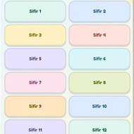Kuiz Sifir 1-12 | Kuiz Sifir Digital